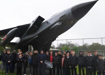 Aspiring engineers go behind the scenes at RAF Marham